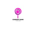 Candy vector logo template, Candy shop icon, Sweet logo, Candy vector, Candy bar logo, Lollipop icon, Sweets icon Royalty Free Stock Photo