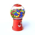 Candy vending machine 3d rendering Royalty Free Stock Photo