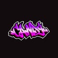 candy word text street art graffiti tagging for clothing