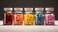 CandyColored Medication Container Royalty Free Stock Photo