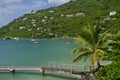 Cane Garden Bay in Tortola Royalty Free Stock Photo