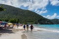 Cane Garden Beach in Cane Garden Bay, Tortola, British Virgin Islands Royalty Free Stock Photo