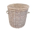 Cane laundry basket