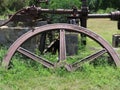 Cane Mill Steam Engine Ruins Close Up Royalty Free Stock Photo