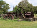 Cane Mill Steam Engine Ruins Royalty Free Stock Photo