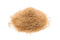 Cane sugar hill isolated on white background Royalty Free Stock Photo