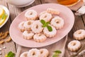Canestrelli biscuits. Royalty Free Stock Photo