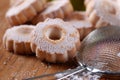 Canestrelli, traditional Italian cookies Royalty Free Stock Photo