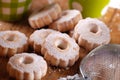 Canestrelli, traditional Italian cookies Royalty Free Stock Photo