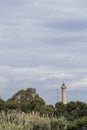 Canet de Berenguer lighthouse from Puerto de Sagunto, Valencia,