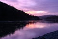 Canfield Winter Steelhead Sunset Royalty Free Stock Photo