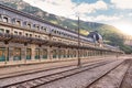 Canfranc International Railway Station Royalty Free Stock Photo