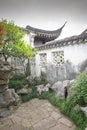 Perforated garden windows, Suzhou gardens, China Royalty Free Stock Photo