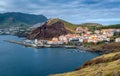 Canical town view. East coast of Madeira.