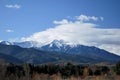 Canigou during winter Royalty Free Stock Photo