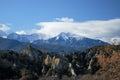 The Canigou during winter Royalty Free Stock Photo