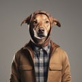 Canine Cool: Streetwear Pup Royalty Free Stock Photo