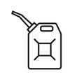 Canister of gasoline icon