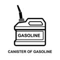 Canister of gasoline icon.Icon of jerry for diesel and petrol