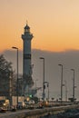 Cankurtaran lighthouse at sunrise and early morning