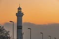 Cankurtaran lighthouse at sunrise and early morning