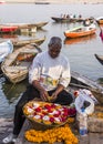 Canle vendor in varanasi