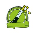 cannabis bottle product dropper icon