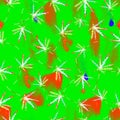 Cannabis leaves seamless Watercolor pattern