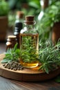 cannabis oil for anxiety from cannabis plants Royalty Free Stock Photo