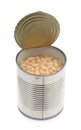 Canned bean Royalty Free Stock Photo