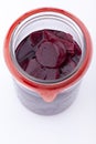 Canned beetroot
