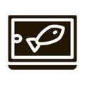 Canned Fish Tin Icon Vector Glyph Illustration Royalty Free Stock Photo