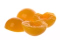 Canned Peaches Isolated Royalty Free Stock Photo