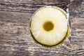 canned pineapple cut into slices