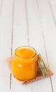 Canned Pumpkin Puree Royalty Free Stock Photo