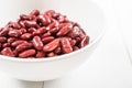 Canned Red Kidney Beans In Bowl Royalty Free Stock Photo