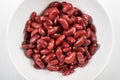 Canned Red Kidney Beans In Bowl Royalty Free Stock Photo