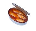 Canned sardines in tomato sauce