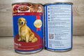 Canned of Smartheart Dog food