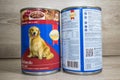Canned of Smartheart Dog food
