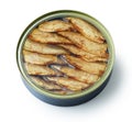 Canned smoked sprats in oil