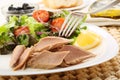 Canned tuna with salad