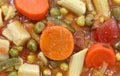 Canned Vegetable Soup Close View