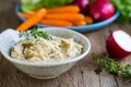 Cannellini or White beans dip Royalty Free Stock Photo