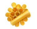 Cannelloni, culinary flour products, Italian large round pasta, made from durum wheat