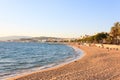 Cannes beach day view, France.