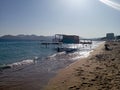 Cannes beach sun and sea Royalty Free Stock Photo