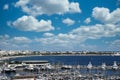 Cannes city and port France summer Royalty Free Stock Photo