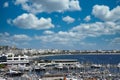 Cannes city and port summer season Royalty Free Stock Photo