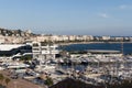 Cannes with Croisette and Palais de Festival Royalty Free Stock Photo
